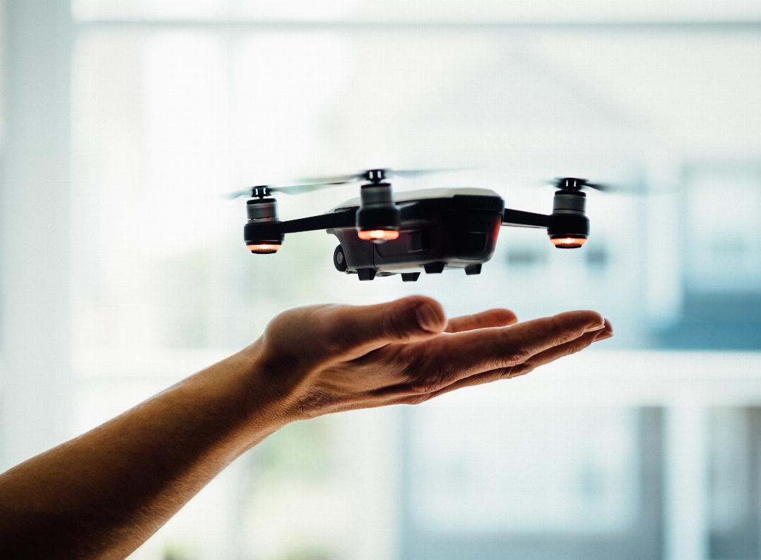 Drone taking off
